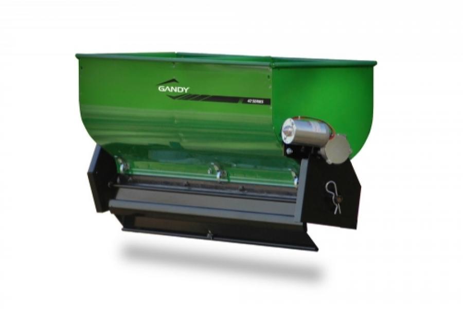 Gandy Variable Rate Drop Spreader with Parking Stand