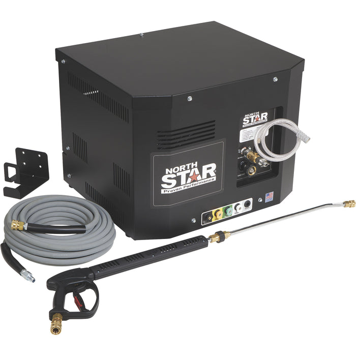 NorthStar Electric Cold Water Total Start/Stop Stationary Pressure Washer,2500 PSI, 3.0 GPM, 230 Volts