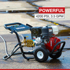 NorthStar Gas Cold Water Pressure Washer, 4200 PSI, 3.5 GPM, Honda Engine, Model# 157127 — Image 2