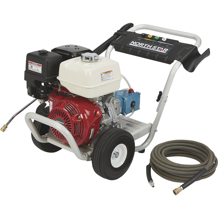 NorthStar Gas Cold Water Pressure Washer, 4200 PSI, 3.5 GPM, Honda Engine, Aircraft-Grade Aluminum Frame, Model# 157133