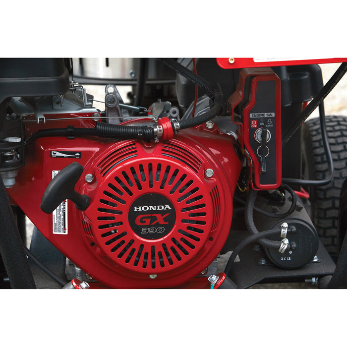 NorthStar Gas Wet Steam & Hot Water Pressure Washer, 3000 PSI, 4.0 GPM, Honda Engine