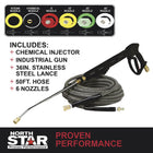 NorthStar Gas Wet Steam & Hot Water Pressure Washer, 3000 PSI, 4.0 GPM, Honda Engine — Image 4