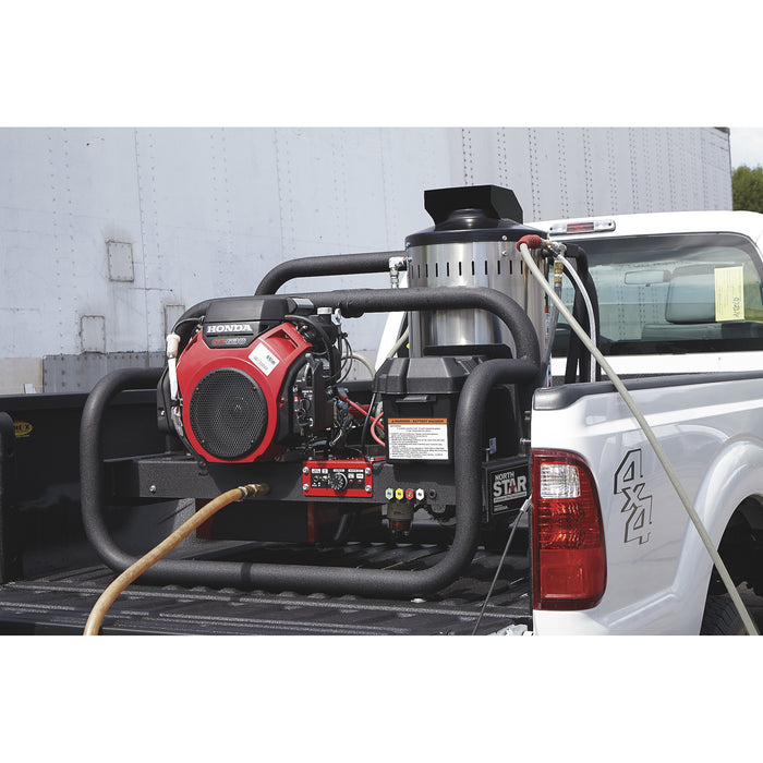 NorthStar Gas Hot Water Commercial Pressure Washer Skid, 4,000 PSI, 4.0 GPM, Honda Engine