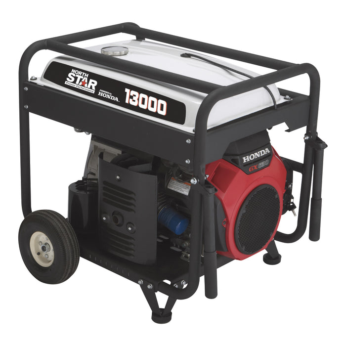 NorthStar Portable Generator with Honda GX630 OHV Engine, 13,000 Surge Watts, 10,500 Rated Watts, Electric Start, CARB Compliant