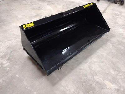 Stinger Attachments Skid Steer Material Bucket – Series 1 (MB1) — Main View