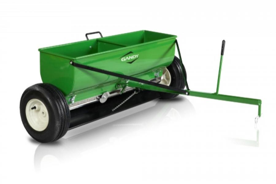 Gandy Variable Rate Drop Spreader with Tow Hitch