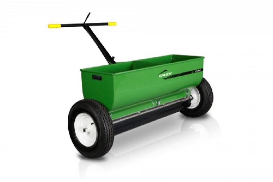 Gandy Variable Rate Drop Spreader with Push Handle