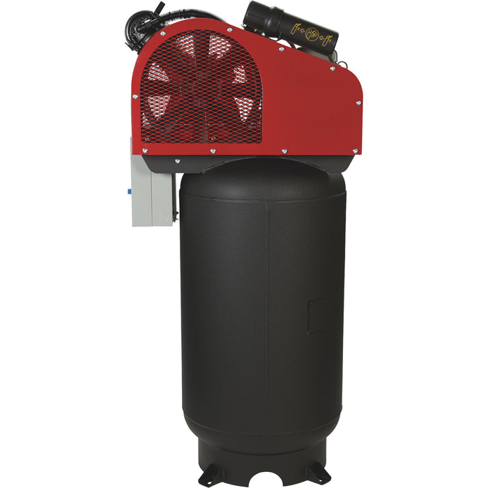 NorthStar Electric Air Compressor, 7.5 HP, 230 Volt, 1 Phase, 80-Gallon Vertical, 24.4 CFM @ 90 PSI