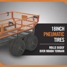 Bannon Utility Trailer with Fold-Down Tailgate and Removable Side Panels, 1,600-Lb./24 Cu. Ft. Capacity — Image 6
