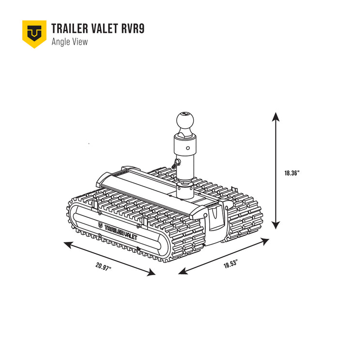 Trailer Valet, RVR9 - 9000 lbs remote-controlled trailer mover, Model# TVRVR9