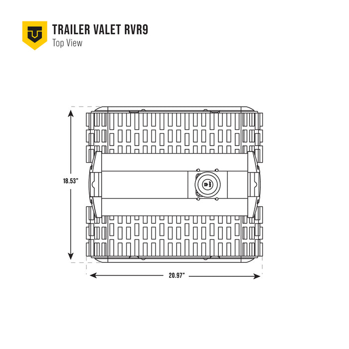 Trailer Valet, RVR9 - 9000 lbs remote-controlled trailer mover, Model# TVRVR9