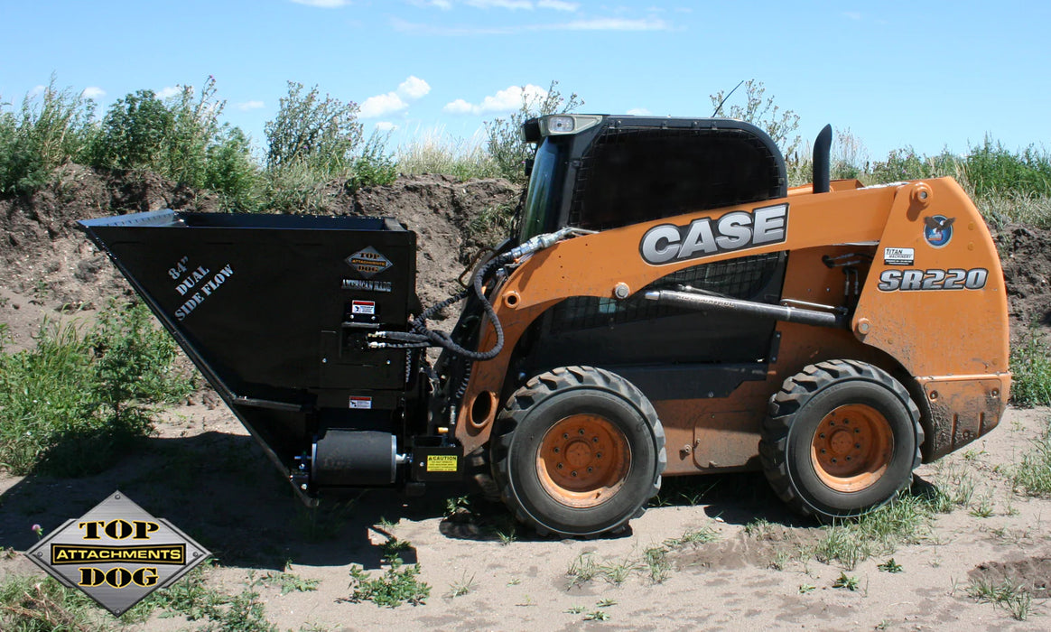 Side Flow Bucket for Light Material