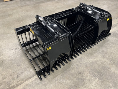 Stinger Attachments Skid Steer Rock Grapple Bucket (RG) — Main View