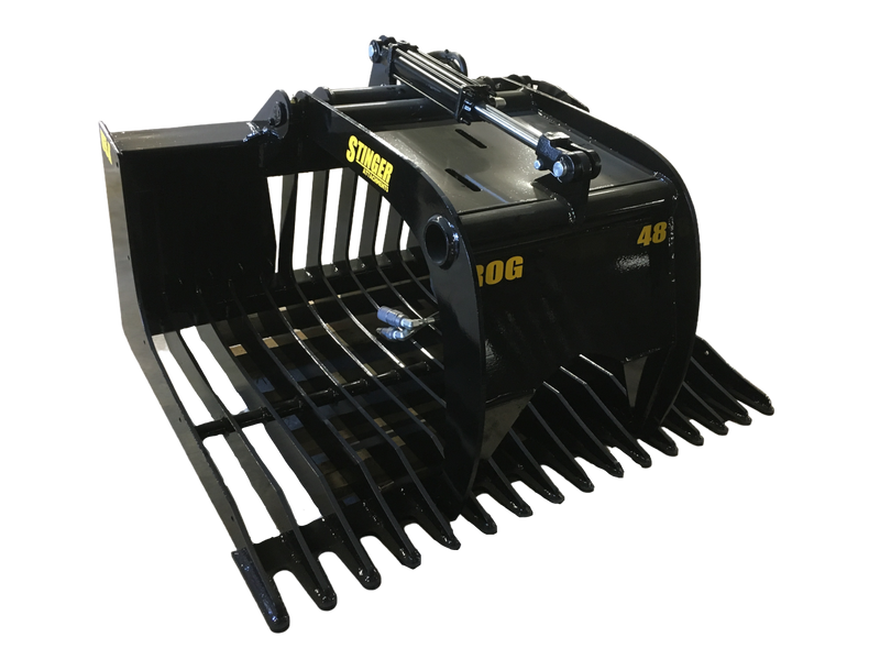 Stinger Attachments 48″ Tractor Rock Grapple Bucket (ROGSG) - Main View