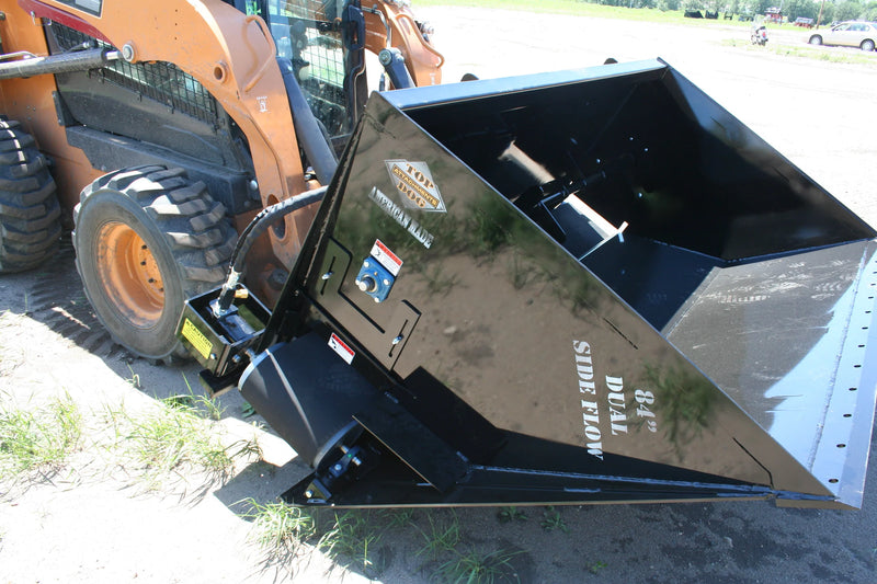 Side Flow Bucket for Light Material