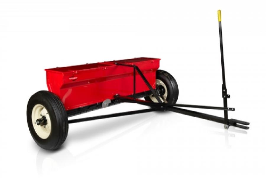 Gandy Drop Spreader with Tow Hitch