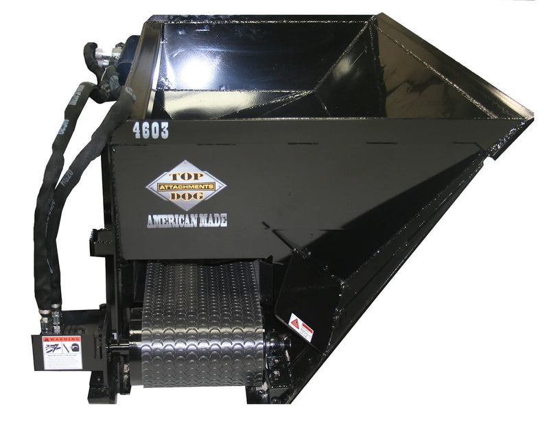 Side Flow Bucket for Heavy Material