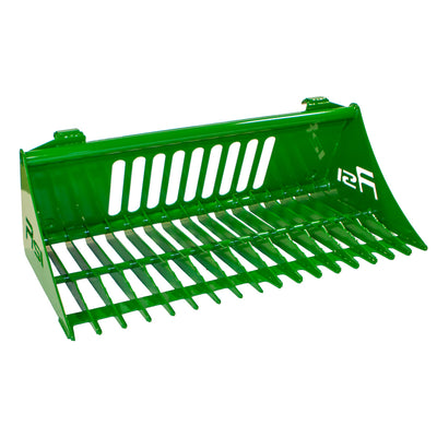 Redline Systems Inc John Deere Rock Bucket for Sub-Compact Tractor 1 and 2 Series — Main View