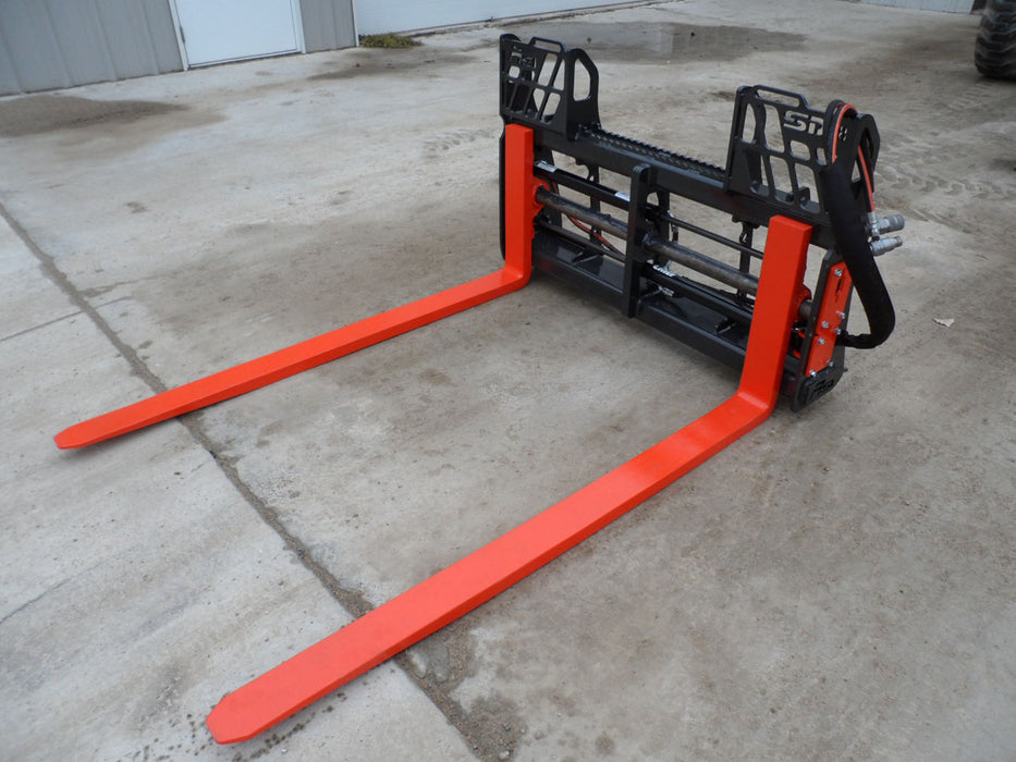 Skid Loader Walk Through Pallet Forks