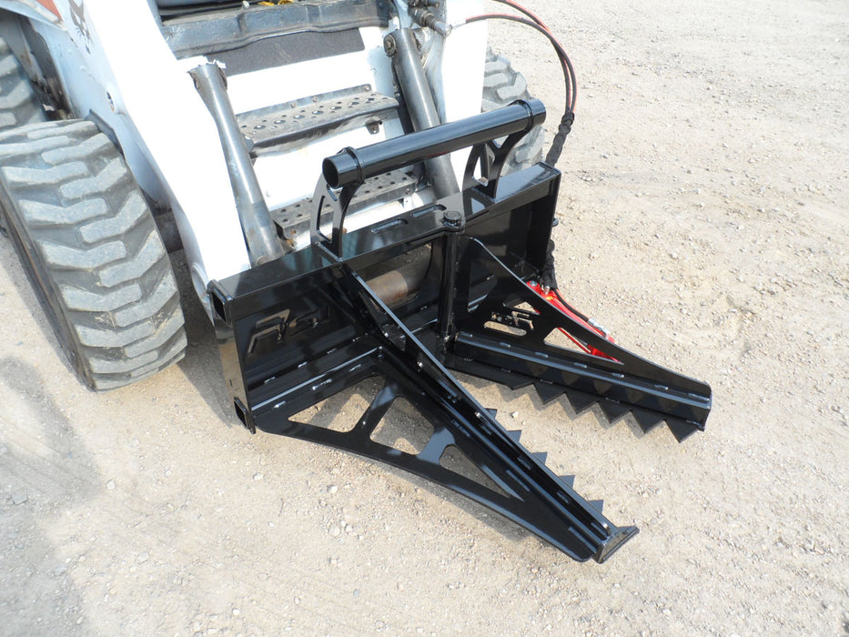 Skid Loader Walk Through Pallet Forks