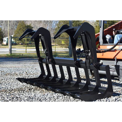 Loflin Fabrication Compact Tractor Root Grapple — Main View