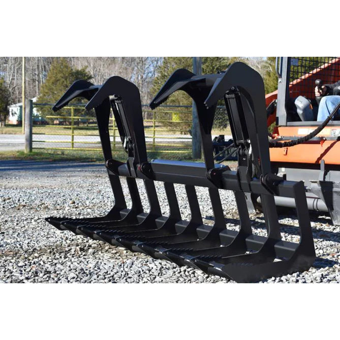 Loflin Fabrication Compact Tractor Root Grapple — Main View