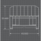 Loflin Fabrication Heavy Duty Pallet Fork Frame — Image 2