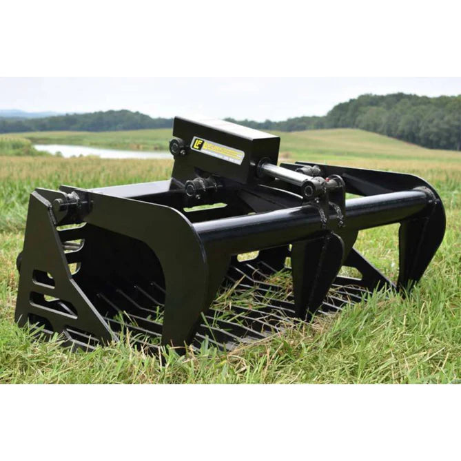 Loflin Fabrication Mini Rock Bucket Grapple — Main View