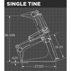 Loflin Fabrication Mini Skid Steer Grapple Bucket — Image 2