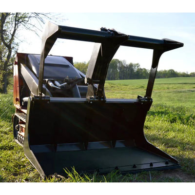 Loflin Fabrication Mini Skid Steer Grapple Bucket — Main View