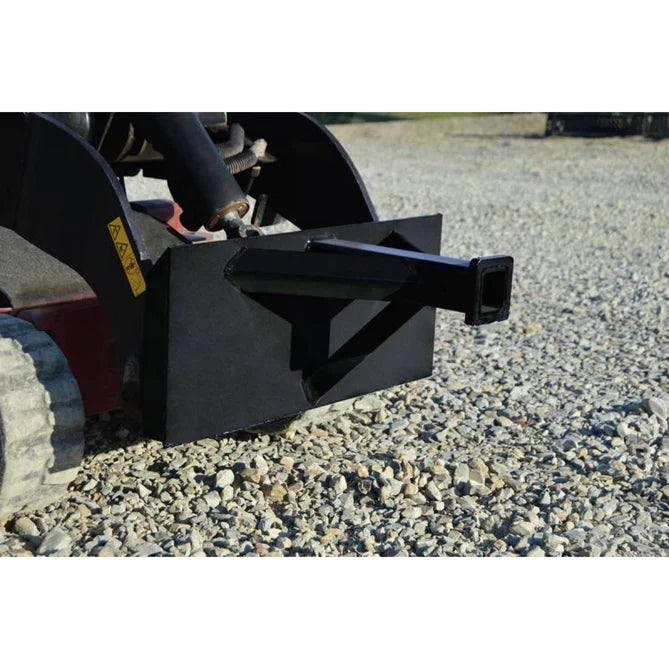 Loflin Fabrication Mini Skid Steer Reese Trailer Hitch Adapter — Main View