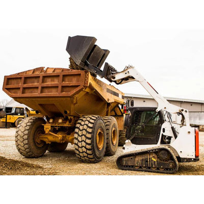 Loflin Fabrication Skid Steer Front Dump Bucket (High Tip) — Main View