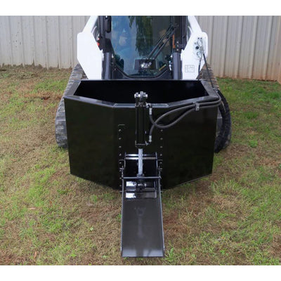 Loflin Fabrication Skid Steer Hydraulic Concrete Bucket — Main View