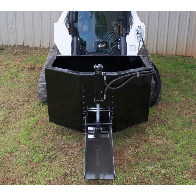 Loflin Fabrication Skid Steer Hydraulic Concrete Bucket — Main View