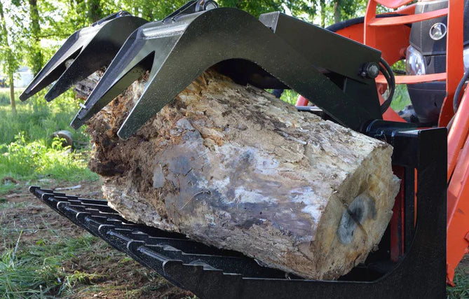 Loflin Fabrication Skid Steer Medium Duty Root Grapple — Main View