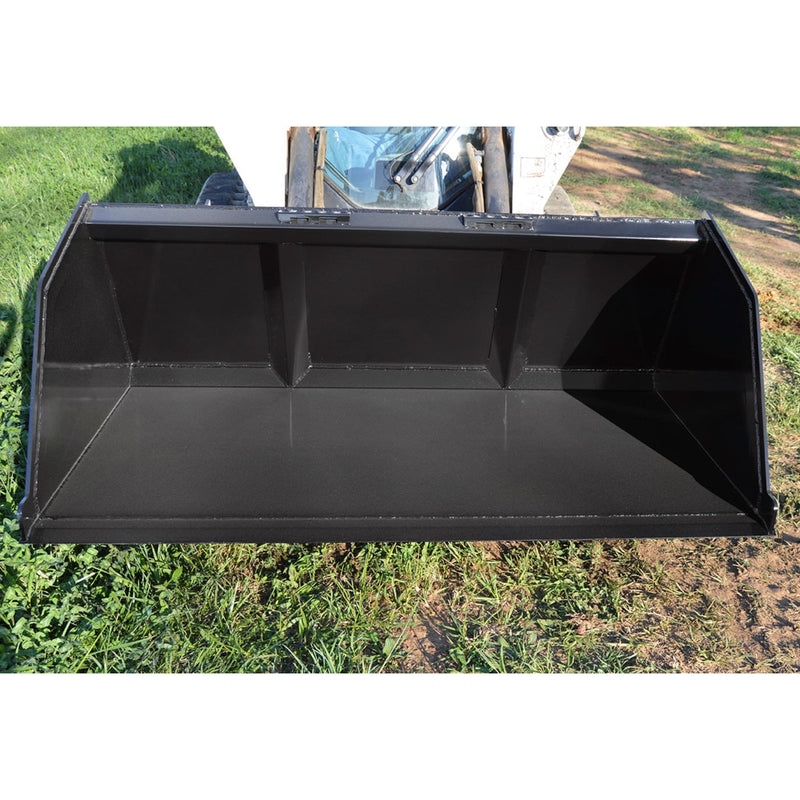 Loflin Fabrication Skid Steer Snow and Litter Bucket — Main View