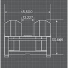 Loflin Fabrication Walkthrough Pallet Fork Frame — Image 2
